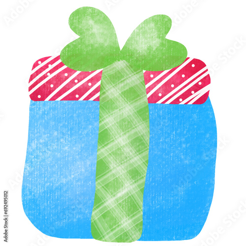 christmas sock isolated on white