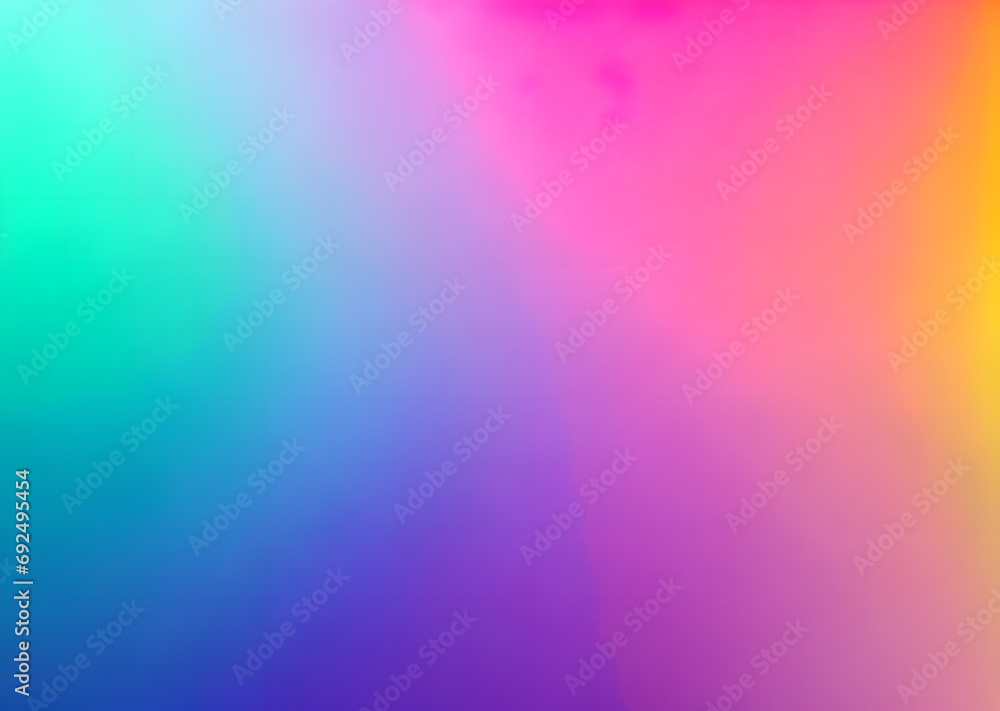 Gradient background design mixed colors, modern trend colors bright illustration mix palette, Generative AI