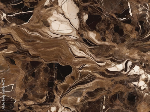 Deep and Dark Brown Tones: Emperador Marble Sophistication