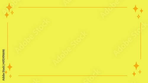 Sparkling Title Scene Background Video(yellow)