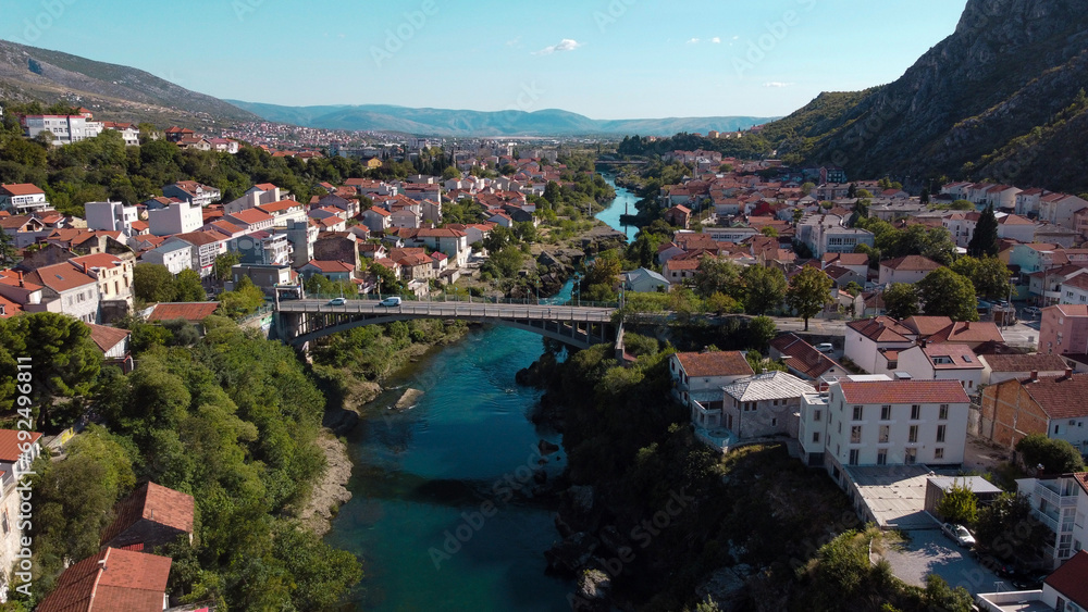Neretva Serenity: A Captivating Glimpse of Mostar's Riverside Charm