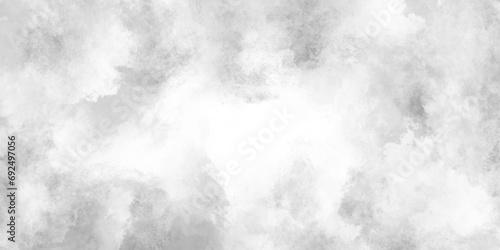 Abstract grunge texture with smoke on black, cloudy white center and gradient black and white watercolor grunge texture, Smeared gray aquarelle painted watercolor background for design and cover.