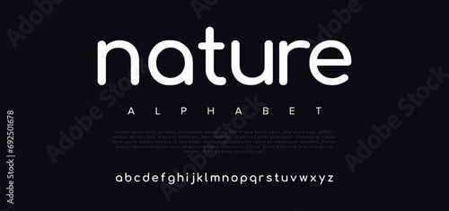Creative Design vector Font of twisted Ribbon for Title, Header, Lettering, Logo. Funny Entertainment Active Sport Technology areas Typeface. Colorful rounded Letters and Numbers.