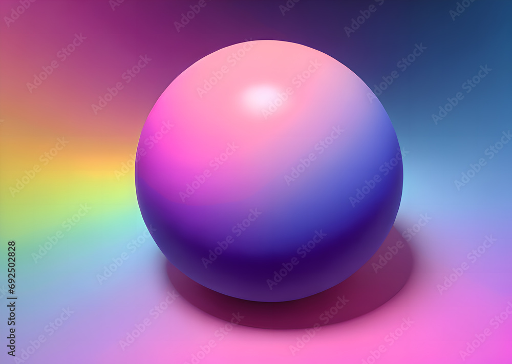 Fototapeta premium Gradient background design mixed colors, modern trend colors bright illustration mix palette, Generative AI