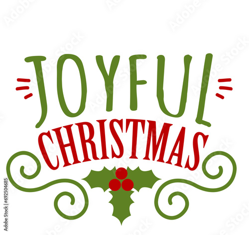 Merry Christmas - Ornament - Badge - Vector