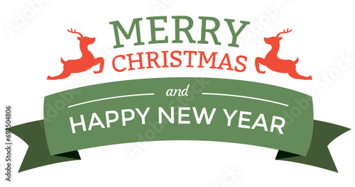 Merry Christmas Ornament - Vector