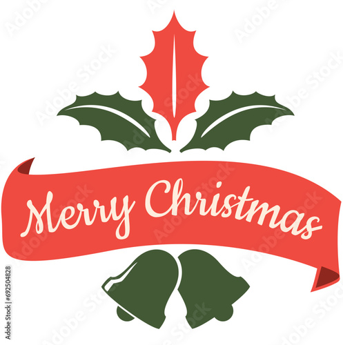 Merry Christmas Ornament - Vector