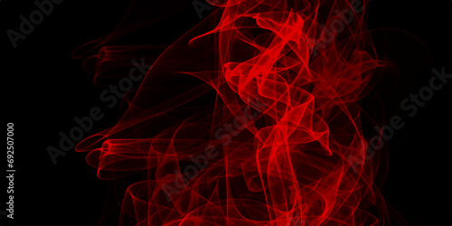 Abstract smoke background. Abstract red smoke on black background. Red Smoke On Abstract Background