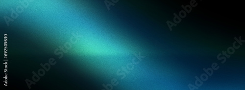 blue light ray, dark black background, abstract glowing aura, grain noise texture, web banner header design photo