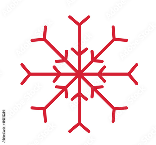 Schneeflocke Symbol - Vektor