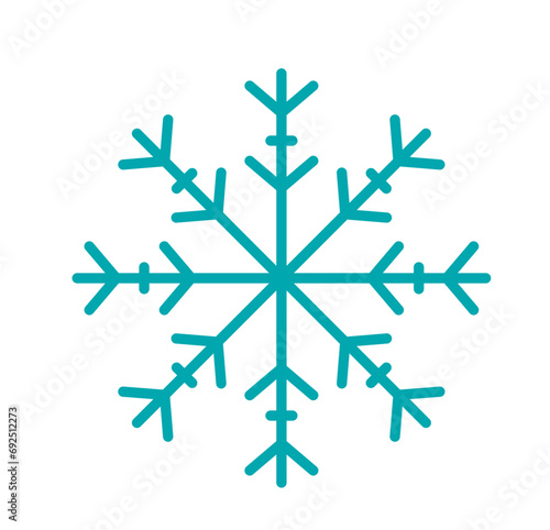 Schneeflocke Symbol - Vektor