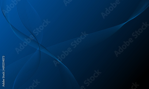 absract blue lines wave curves background photo