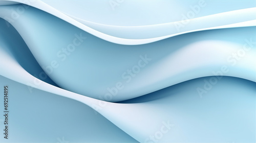 3d render abstract modern minimal light blue background