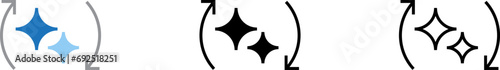 Automatic cleaning icon , vector illustration