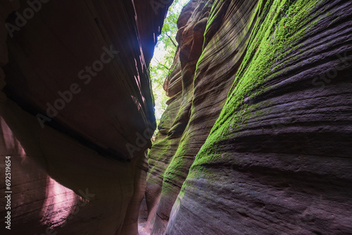 Ganquan Yucha Grand Canyon in Yan'an, Shaanxi Province photo