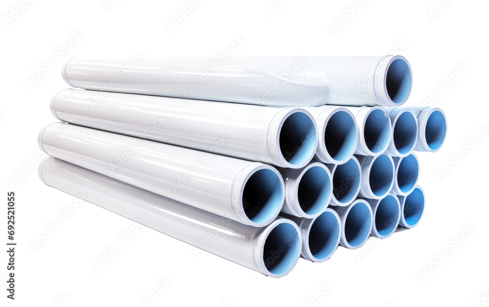 Drainage Pipework On Isolated Background Drainage Pipework On Isolated Background
