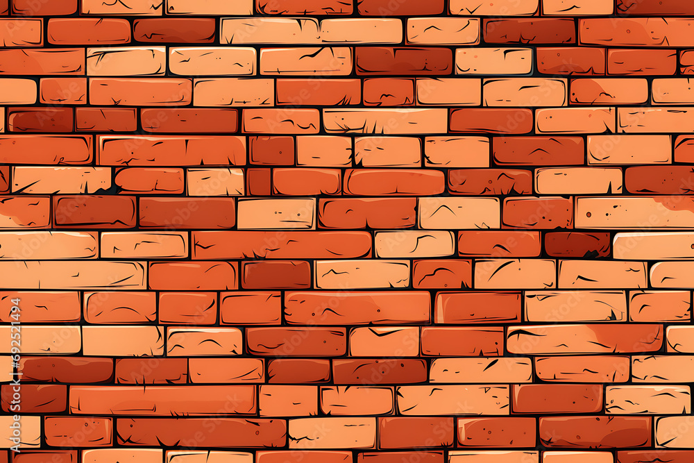 Obraz premium seamless brick wall texture