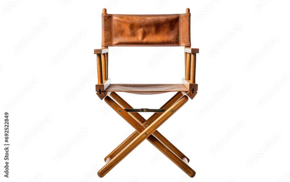 Fototapeta premium Director's Seat On Isolated Background