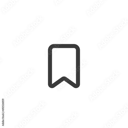 Free Download bookmark icon line style - GFXLoad