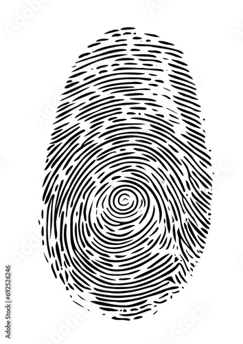fingerprint, vector file