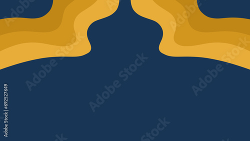 ramadan frame background. orange gradient pattern design
