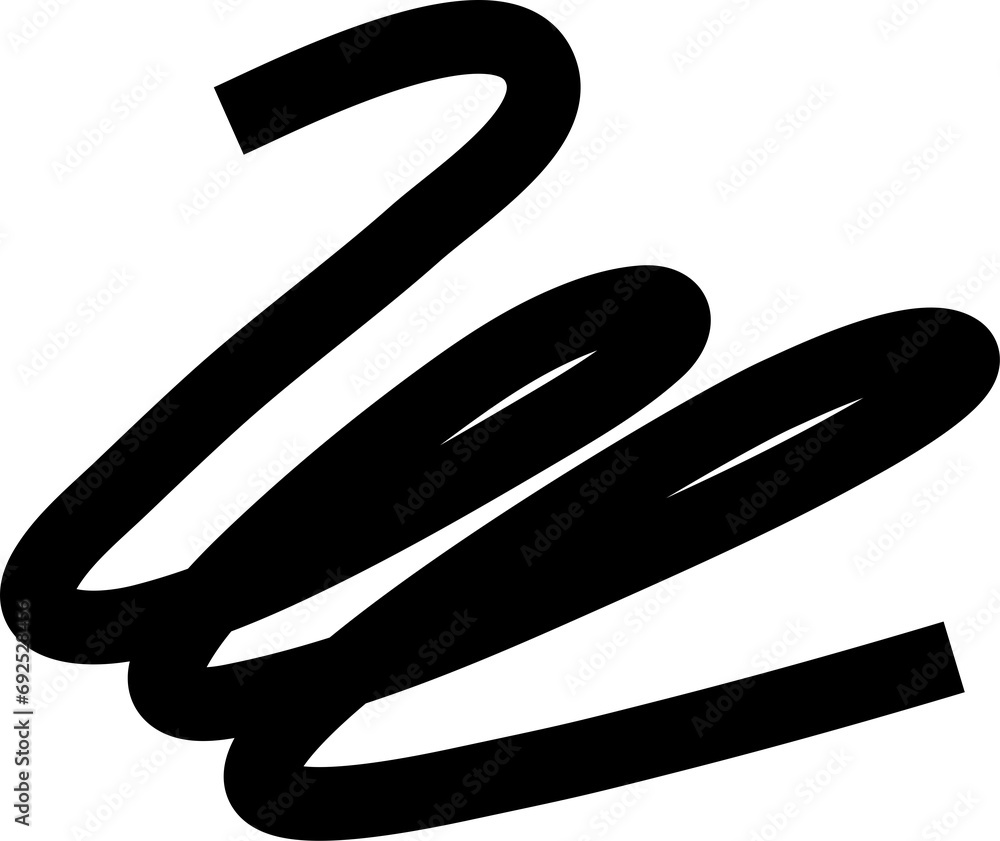 Spiral and swirl bold line. Design decoration Spiral and swirl bold line. Design decoration