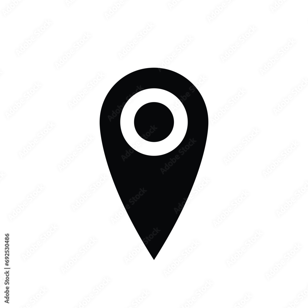 vector icon of simple forms of point of location. location point, perfect for symbols vector icon of simple forms of point of location. location point, perfect for symbols