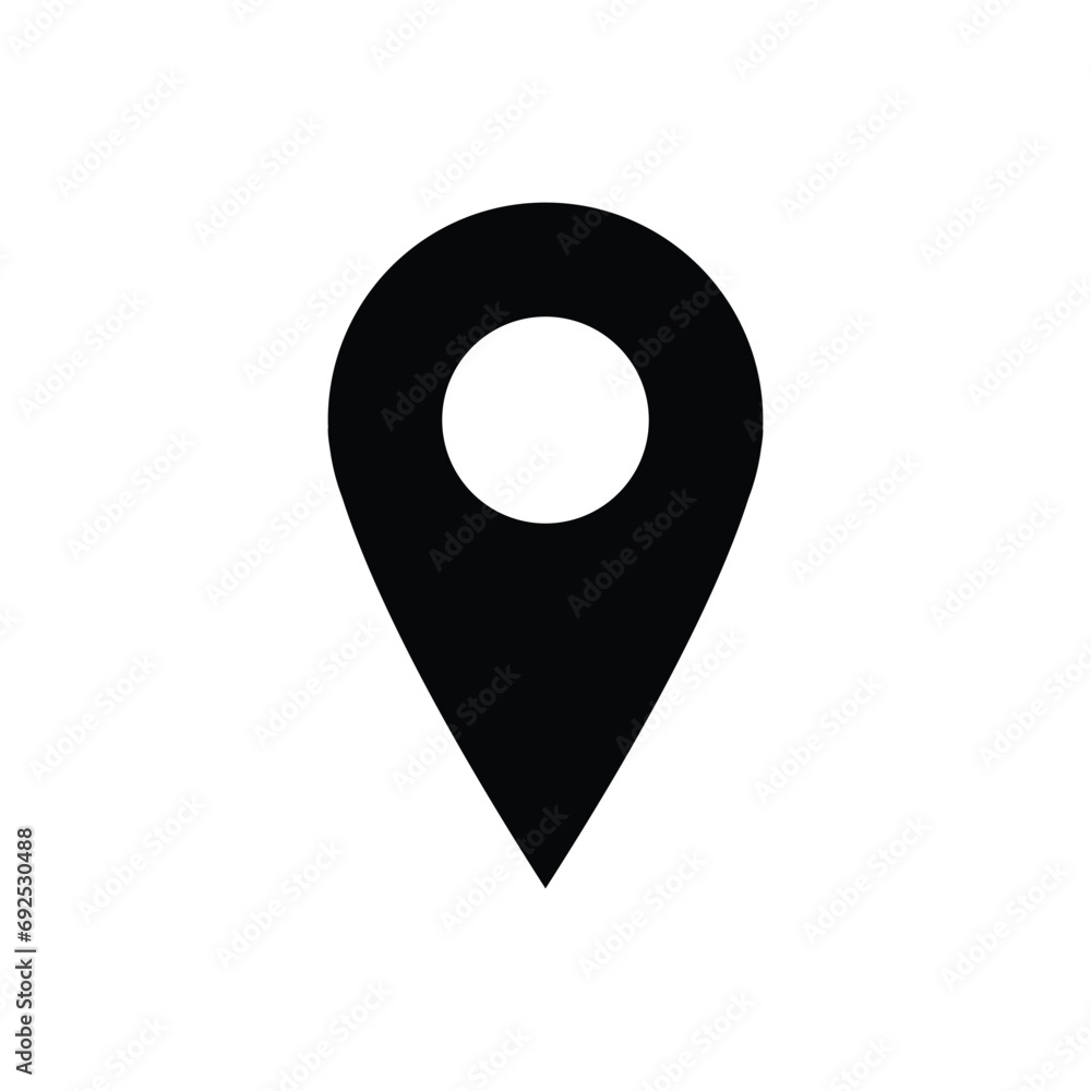 vector icon of simple forms of point of location. location point, perfect for symbols vector icon of simple forms of point of location. location point, perfect for symbols