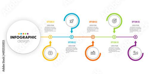 Vector business data visualization, process diagram graph with 4 options. Business template timeline  for presentation, creative ideas for infographics.