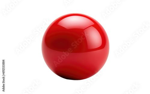 Crimson Glob Playful Red Essence on a White or Clear Surface PNG Transparent Background