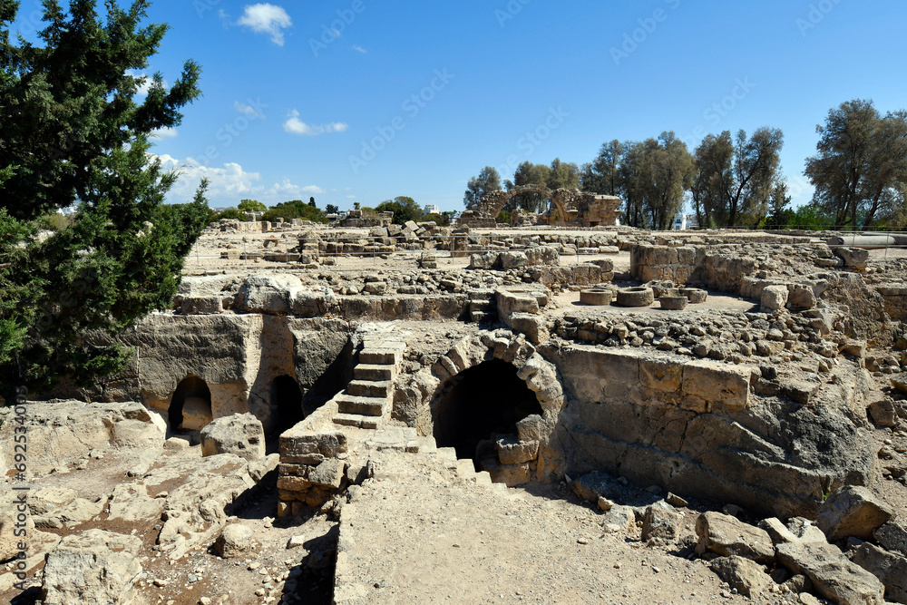 Cyprus Republic, Archaeological Park in Pafos