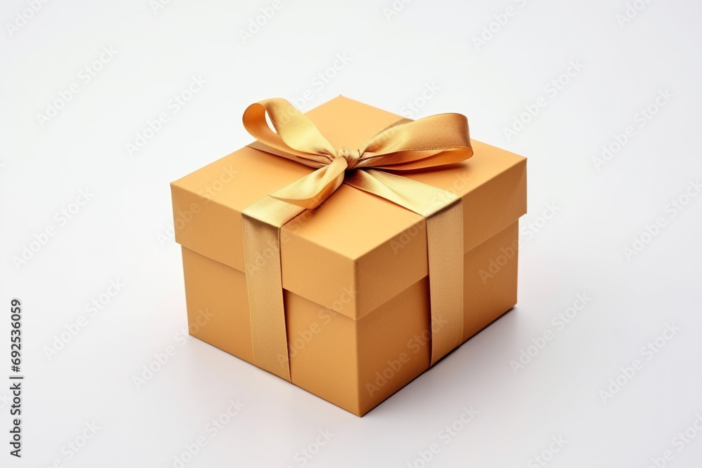 Isolated Present gift box on white background. Isolated Present gift box on white background.