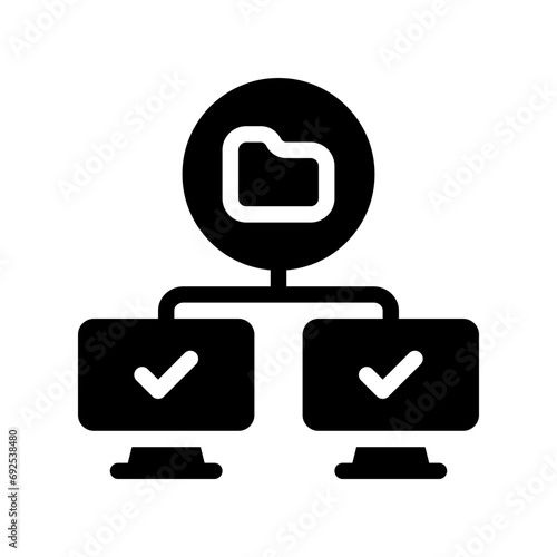 shared folder glyph icon