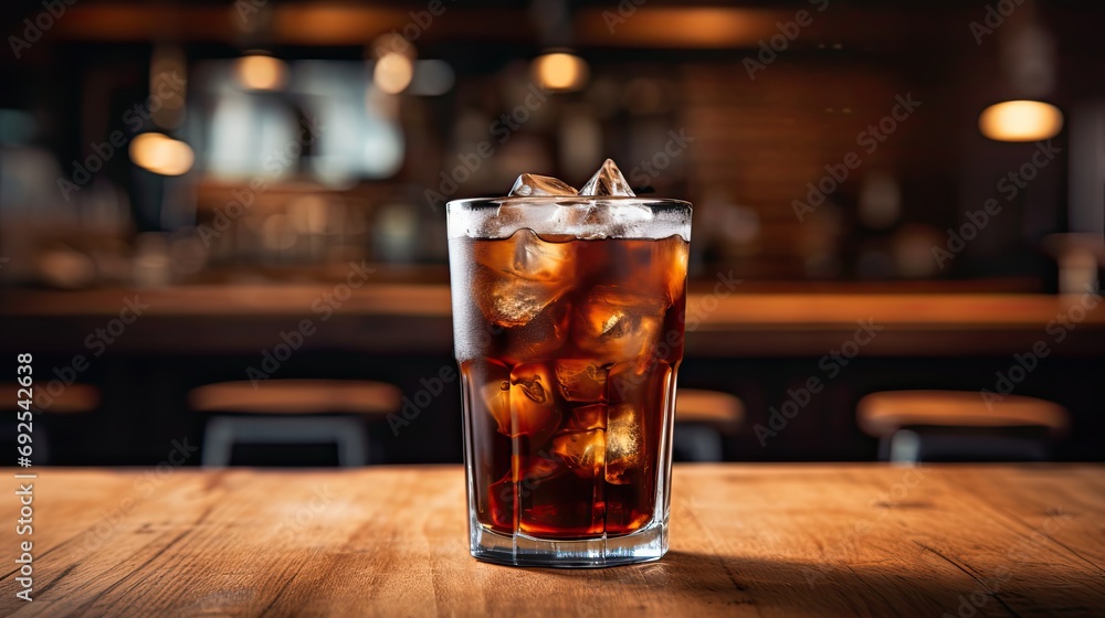 a plastic coffee cup cold coffee is placed on a wooden a plastic coffee cup cold coffee is placed on a wooden