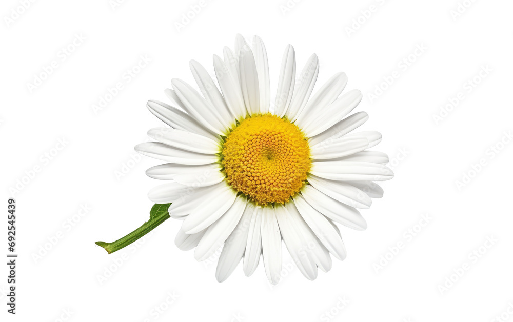 Fototapeta premium Floral Emergence Daisys Blossoming Beauty on a White or Clear Surface PNG Transparent Background