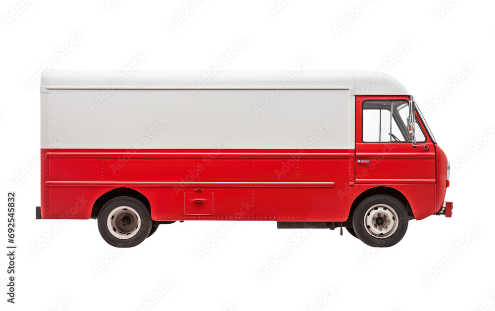 Streamlined Transport Trusted Delivery Vehicle on a White or Clear Surface PNG Transparent Background