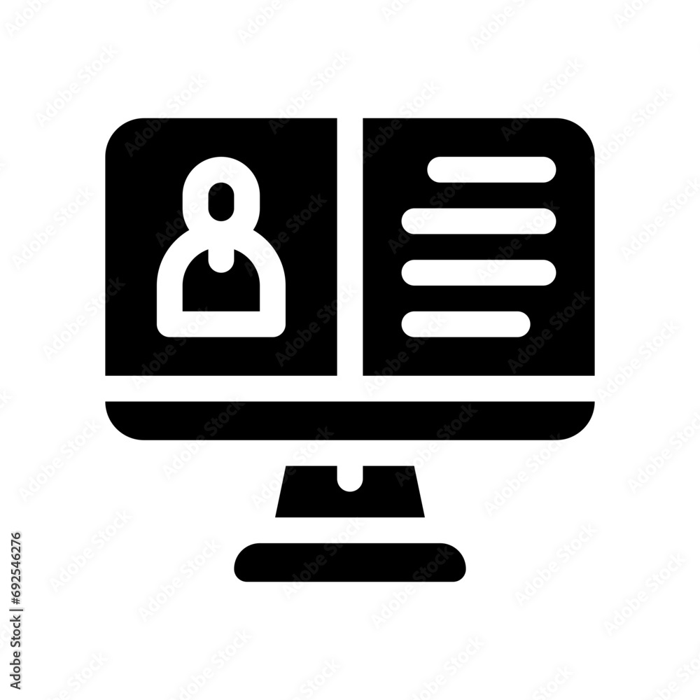 webinar glyph icon webinar glyph icon