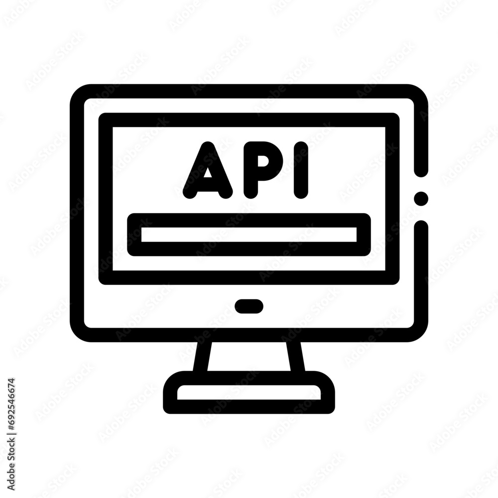 api line icon api line icon