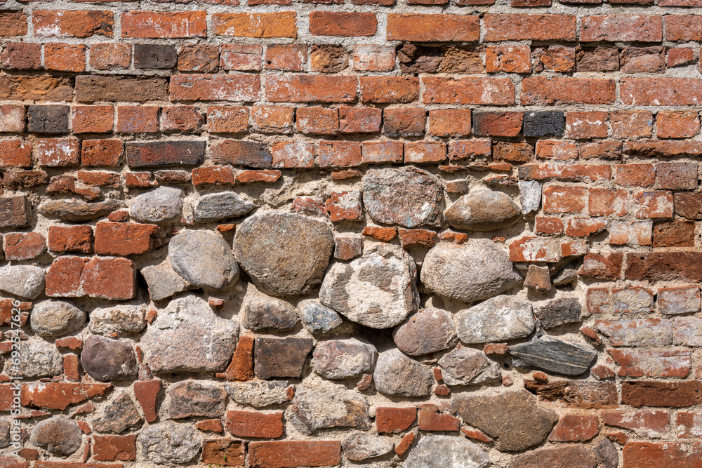 Obraz premium Hintergrund, alte verwitterte Mauer