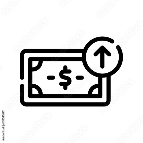 salary line icon