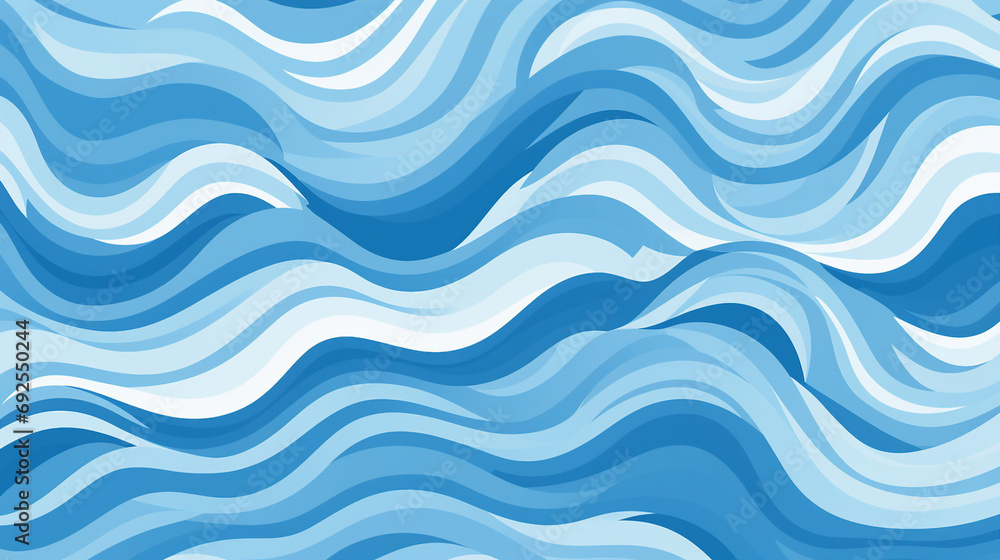 Abstract Blue Water Wave Pattern: Vector Background Illustration with Smooth Flowing Lines - Aquatic Design for Fresh Oceanic Concepts and Tranquil Summer Themes. Abstract Blue Water Wave Pattern: Vector Background Illustration with Smooth Flowing Lines - Aquatic Design for Fresh Oceanic Concepts and Tranquil Summer Themes.