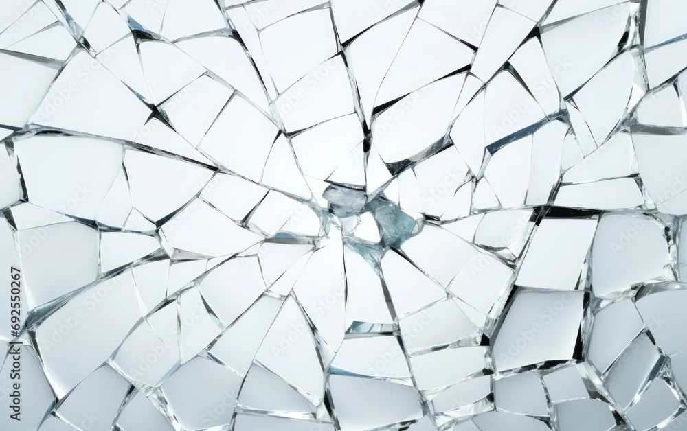 Obraz premium Broken Transparency Unveiling Hidden Vulnerabilities on a White or Clear Surface PNG Transparent Background