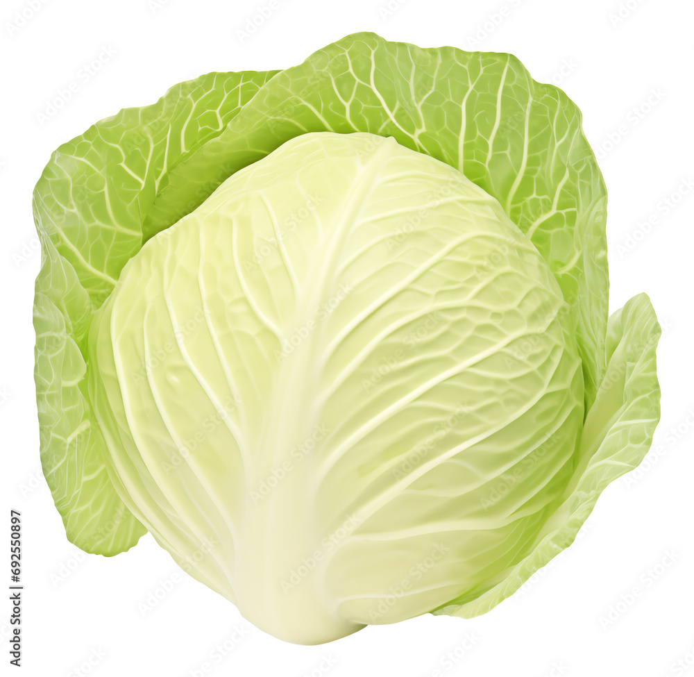 Fototapeta premium cabbage isolated on white background