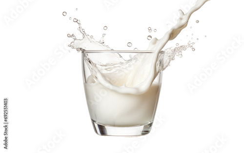 Fresh Milk Natures Essential Nourishment on a White or Clear Surface PNG Transparent Background