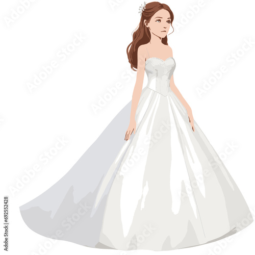 bride in wedding dress