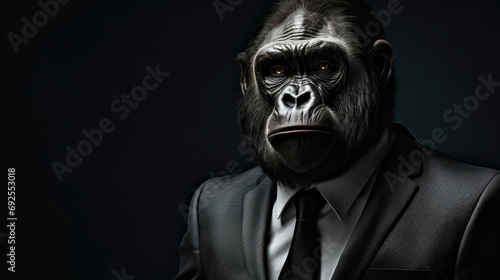 Monkey ape wildlife male animals mammal nature portrait face gorilla wild primate