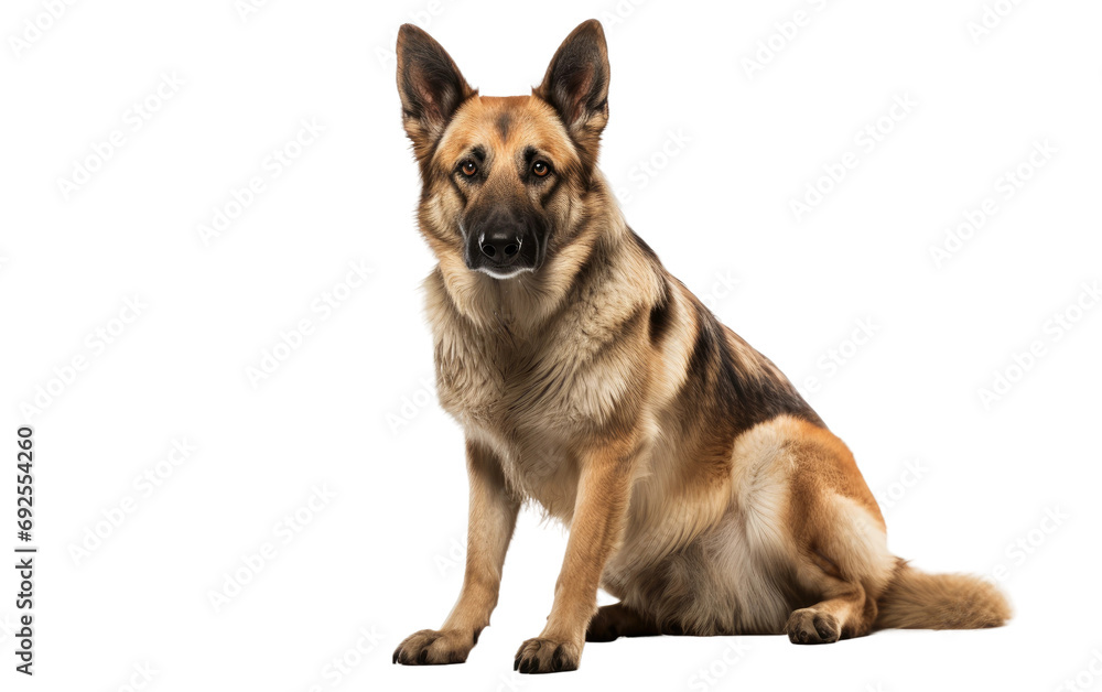 Vigilant Protector Faithful Shepherd Companion on a White or Clear Surface PNG Transparent Background
