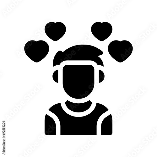 boyfriend glyph icon