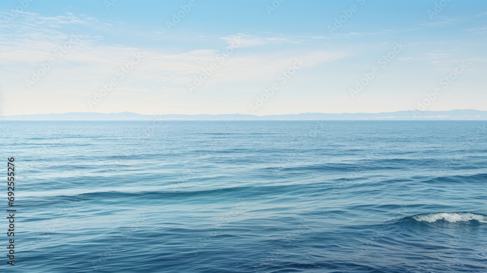Fototapeta premium Adriatic Sea waves.. Generative AI