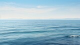 Adriatic Sea waves.. Generative AI